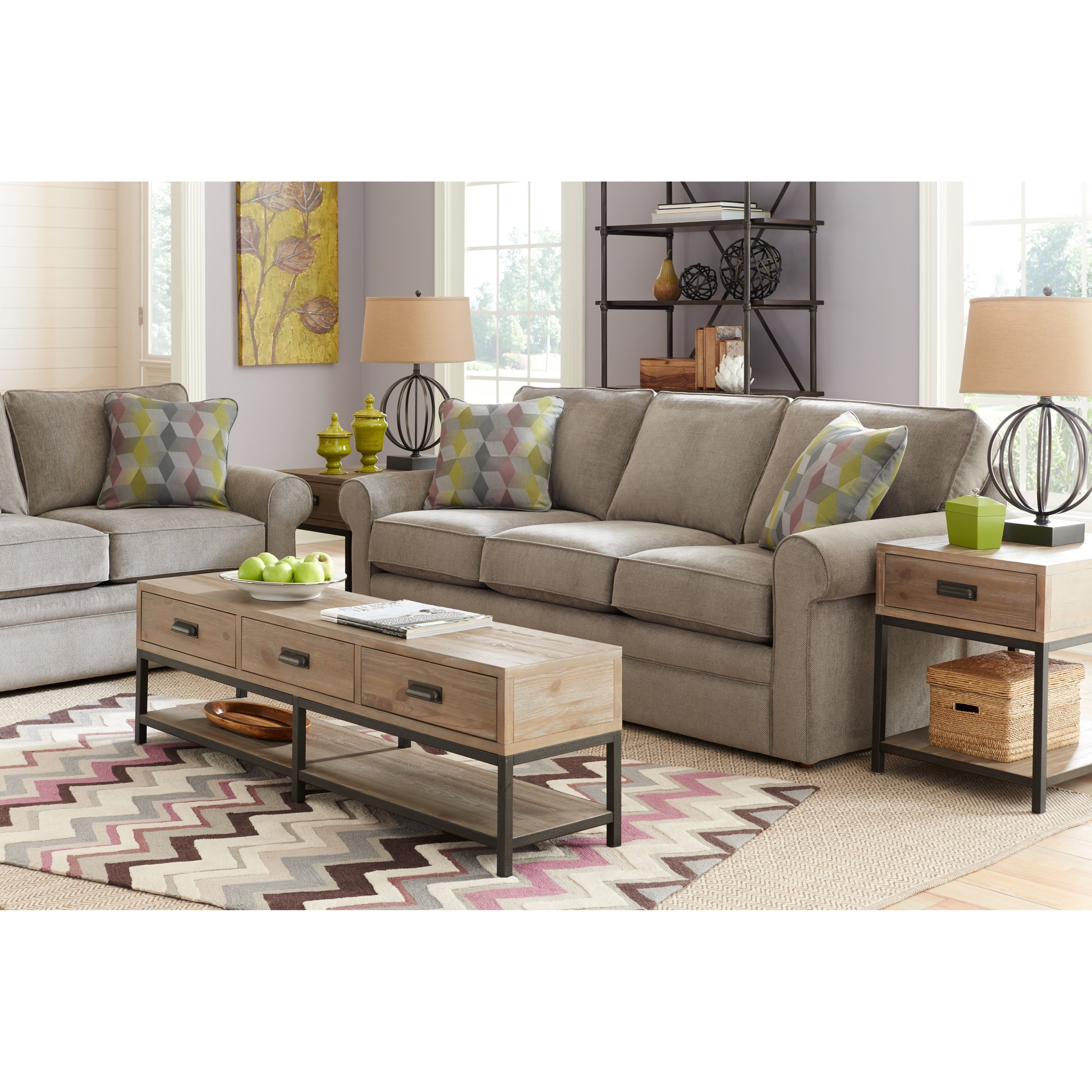 La Z Boy Collins 610494 C124153 Sofa with Rolled Arms Lindy s